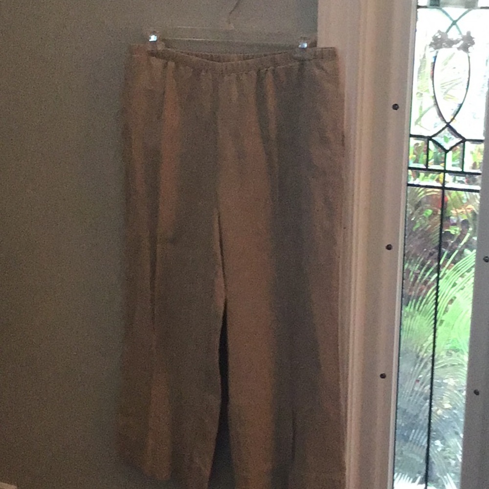 J Jill linen pants with pockets. Wide leg!